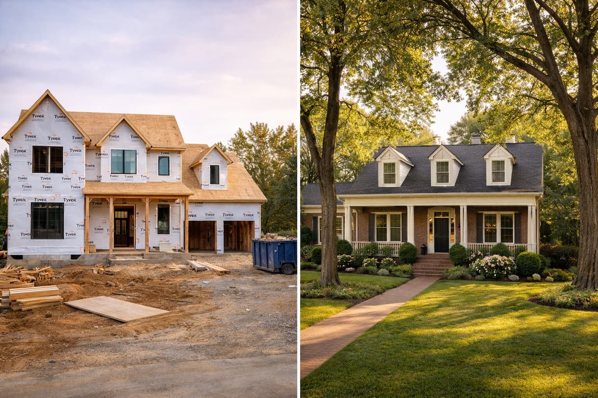 New build vs resale home: costs, rebates and risks